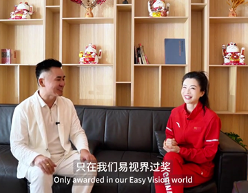 易視界攜手世界蹦床奧運(yùn)冠軍，用冠軍精神點(diǎn)亮每一雙眼睛 絕不讓孩子的夢(mèng)想輸在眼睛上